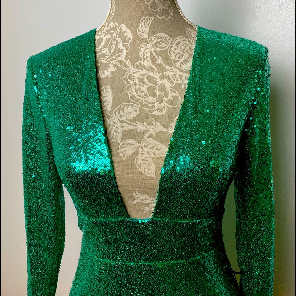 Nwt Sequin/Sparkling/Shimmering Mini Evening Dres… - image 4